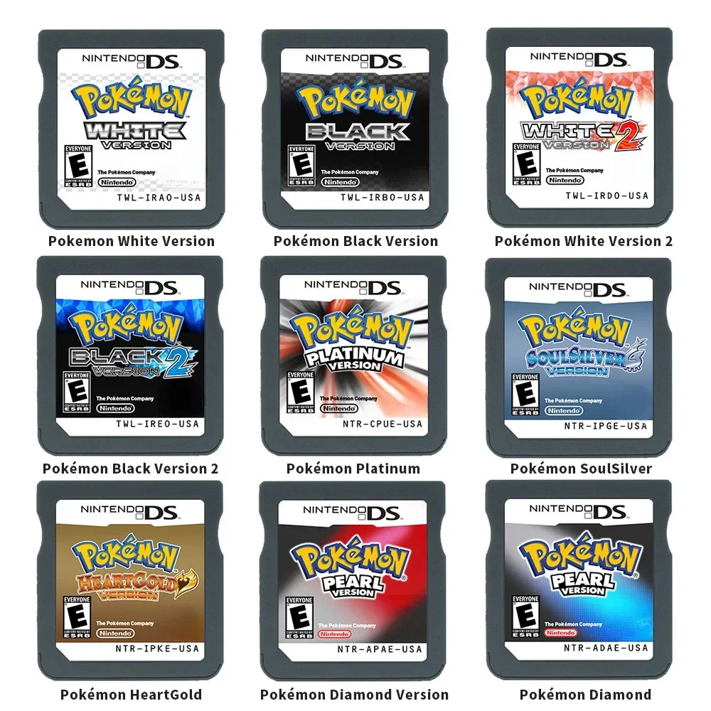 Игровые картриджи Pokemon White 2/Black 2