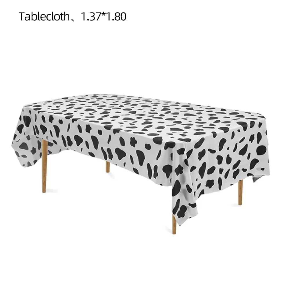 Одноразовая посуда на тему коров на ферме на ферме