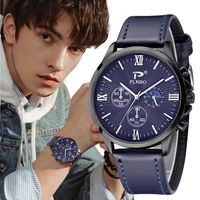 fashion 2021 mens watches top brand luxury men wrist watch leather quartz watch sports male clock relogio masculino clock gift