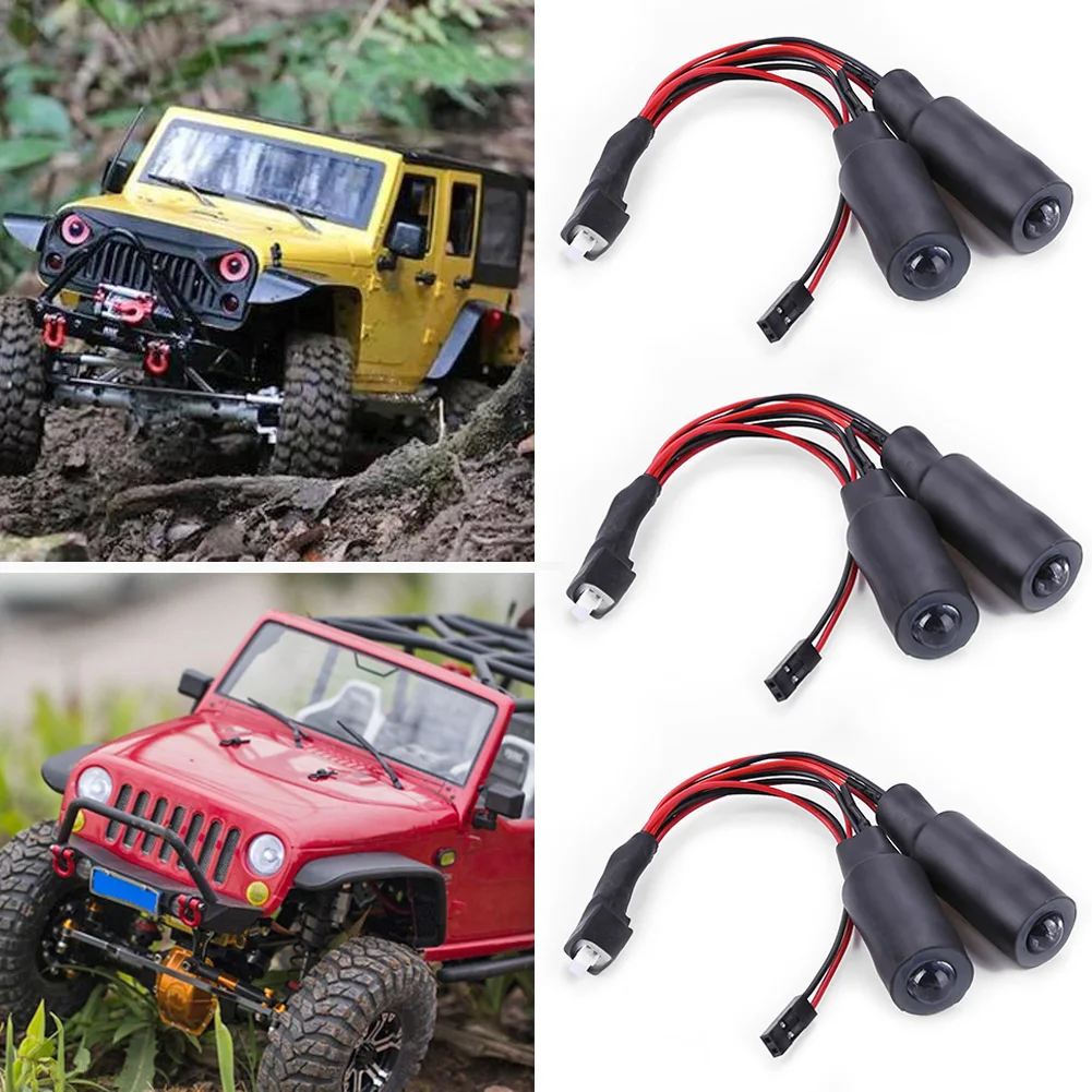 

RC Car Modified Headlight Spare Gadgets Parts Accessories for Axial RC Crawler Car Toys Instrument Children Gift