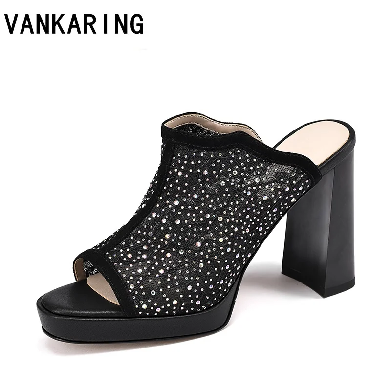 Женские туфли с вышивкой в стиле ретро повседневные без задника заостренный