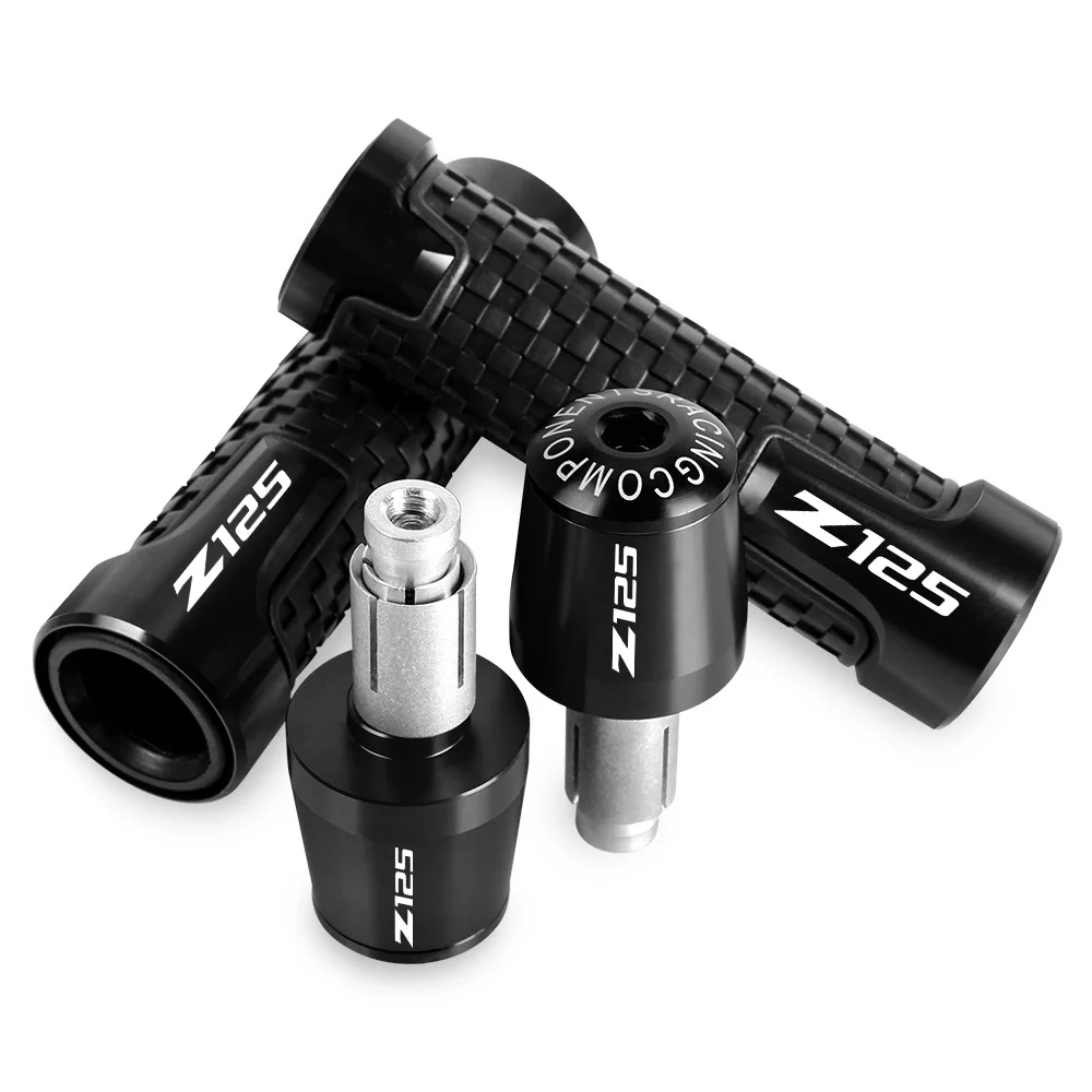

FOR KAWASAKI Z125 z125 Z 125 2015-2018 2019 2020 2021 Motorcycle CNC Non-slip Hand Grips Handle Bar Handlebar Grip End Cover Cap