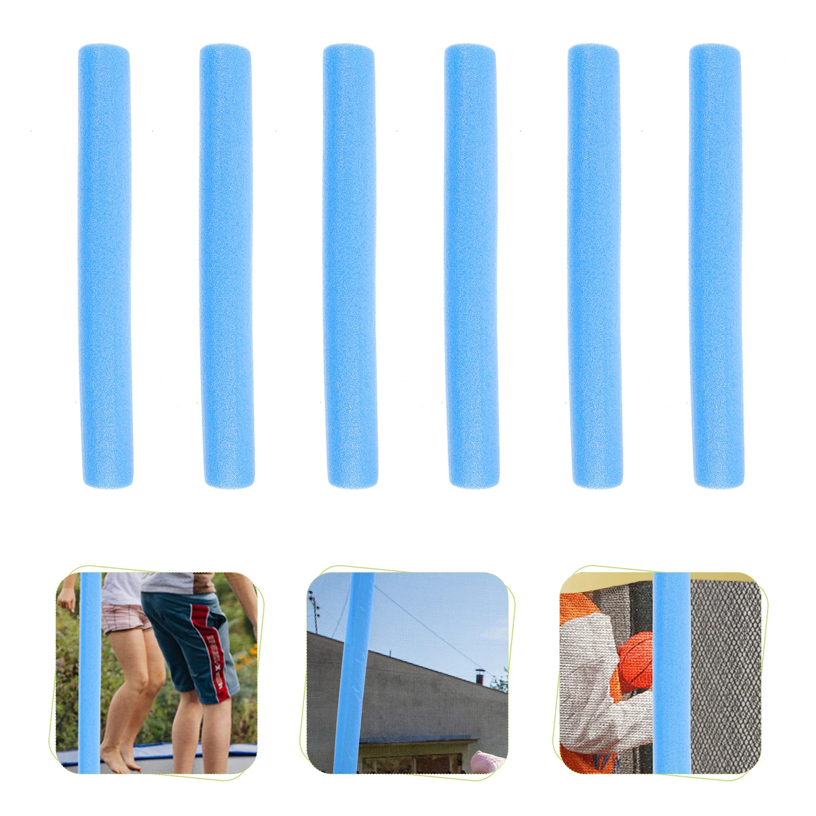 

6 шт., пустые губчатые трубки для защиты от столкновений