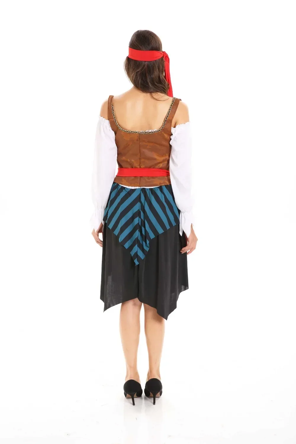 Женский костюм пирата для девочек карнавальные костюмы на Хэллоуин нарядное