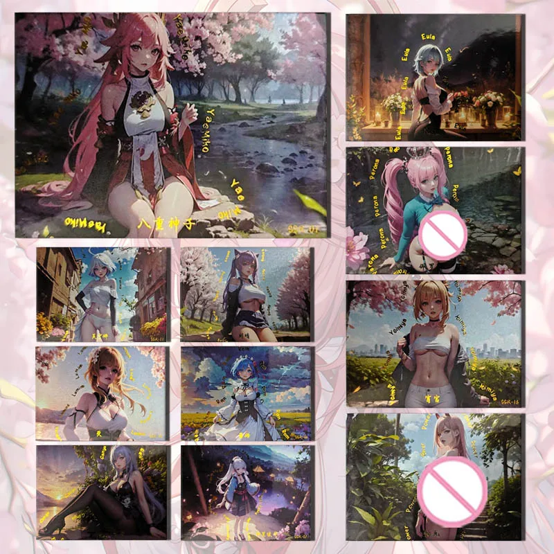 История богини сладкий дневник карта SSR Yae Miko Beelzebul Ram Furina Perona Yoimiya коллекция