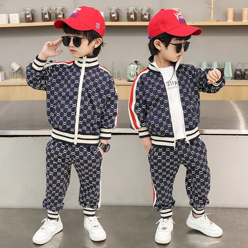 

Kids Clothing Sets Fashion Boys Coat + Pants Spring Autumn Toddler Boys Girls Clothes Kids Tracksuit Children Clothing 2-11Year