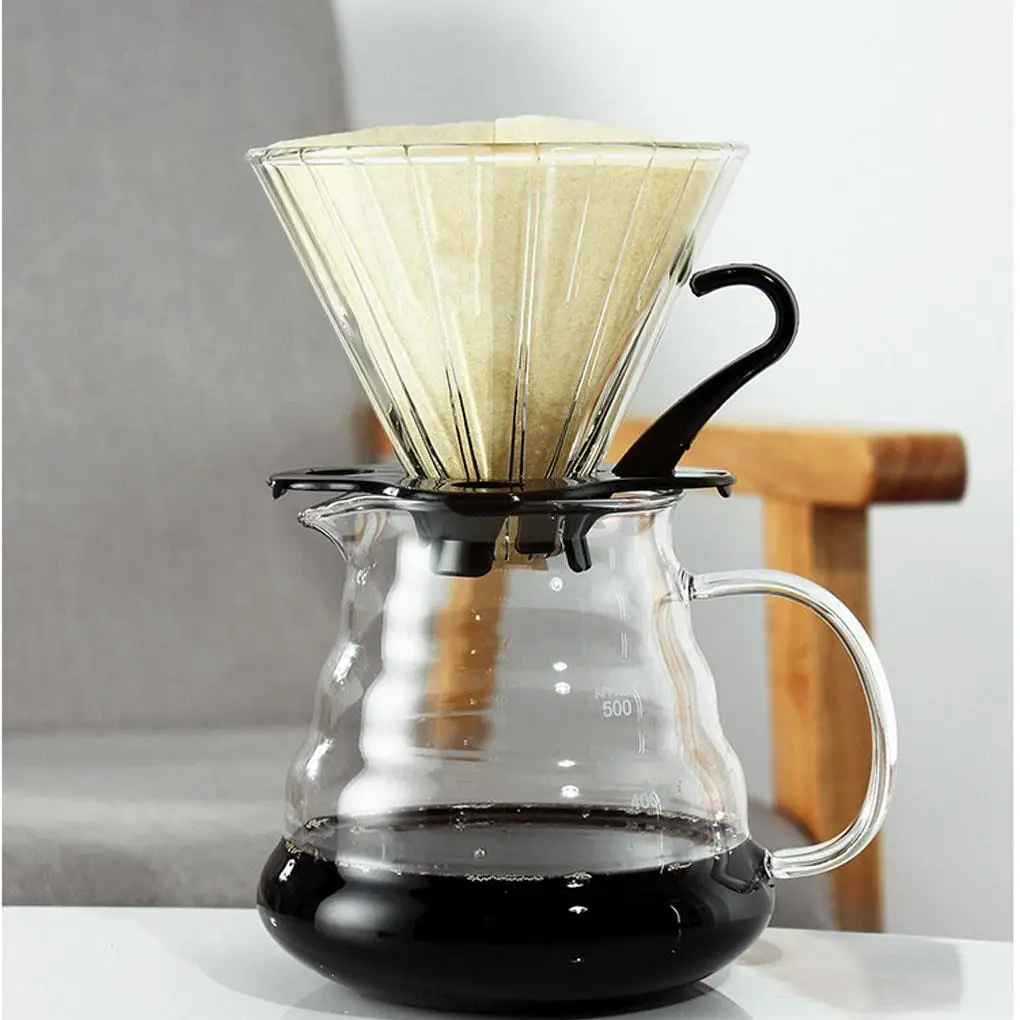

100PCS Coffee Filter Papers Unbleached Hand Drip Cone Shape Coffee Filting Paper Espresso Coffee Brew Kitchen Accessories Tool