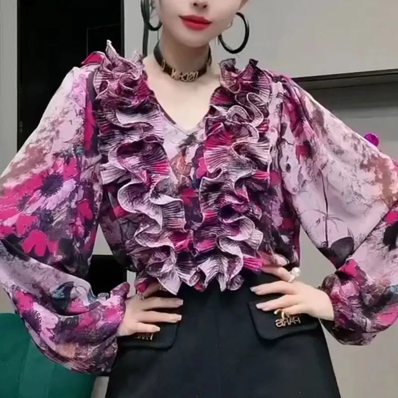 Рисунок 3 - Женская винтажная рубашка с принтом