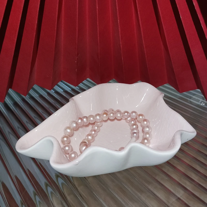 Керамические украшения в скандинавском стиле подносы для хранения еды 6 дюймов