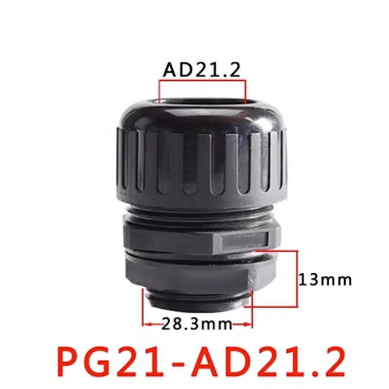 Водонепроницаемый соединитель сильфона PG7-AD10/PG48-AD54,5 Стопорная головка волновой трубы Соединение с внешней резьбой для выдержания давления воды