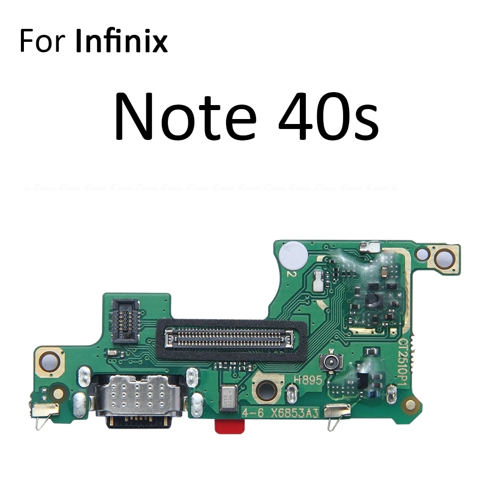 Фото Шлейф зарядного устройства для Infinix Note 30 4G 5G Pro 30i 40 Plus 40s 40X 50 50s VIP, порт USB для зарядки, запчасти для ремонта №4