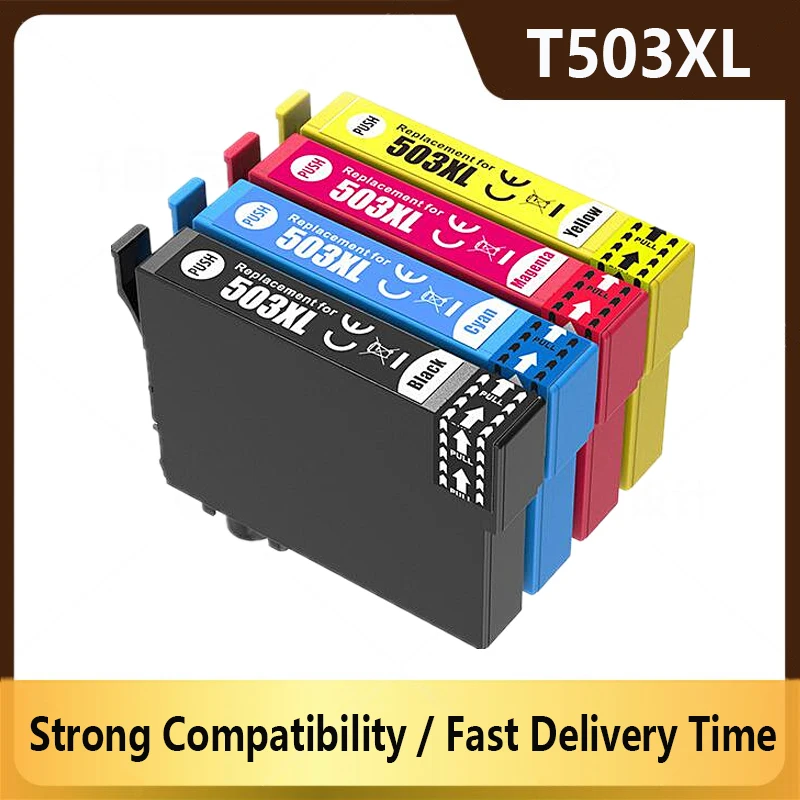 Совместимые картриджи T503 503XL T503XL для принтера Epson XP-5200 XP-5205 WF-2960DWF WF-2965DWF с чипом