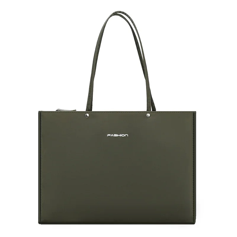 Large-capacity Handbag Business Bag Commuter Computer Bag Student Supplementary Class Bag Leisure Large Handbag File Zipper Bag