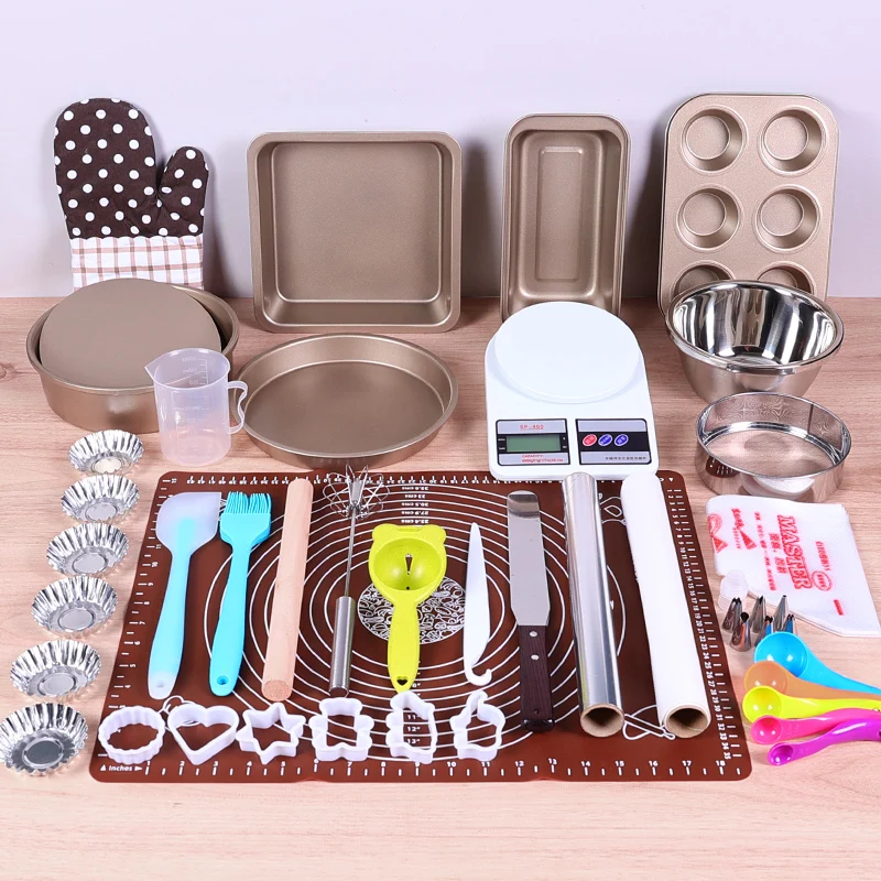 

Spatulas Pastry Cake Tools Cutter Full Set Electric Whisk for Cookie Cake Mold Baking Gloves Cozinha Household Products 60AA01