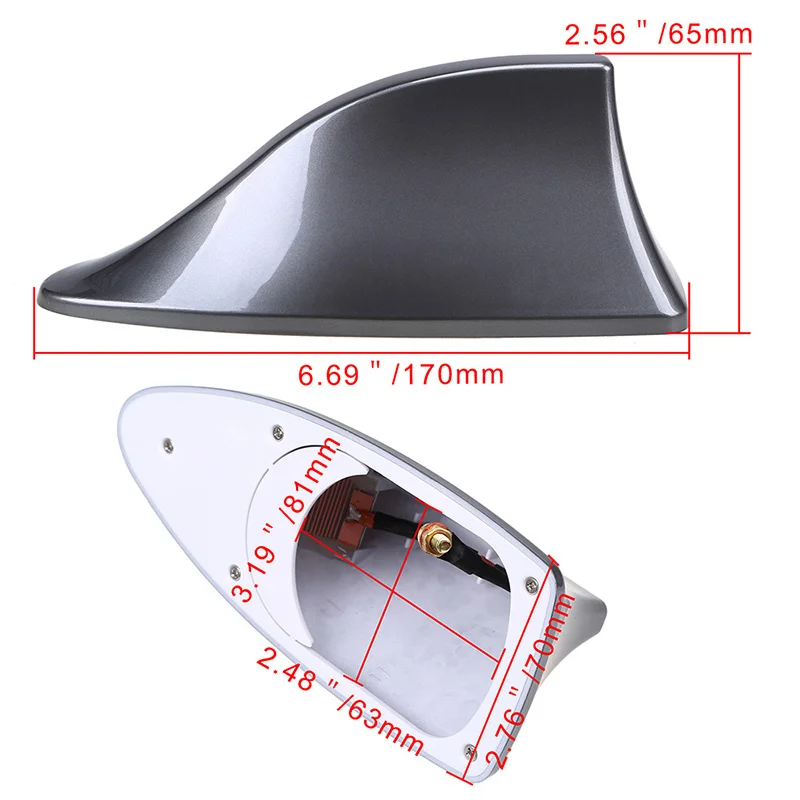 

Car Shark Antenna For Mercedes Benz A45 AMG C coupe AMG C E AMG S AMG CL CLA AMG CLK CLS GLE SL Car Roof Shark Fin Radio Shark