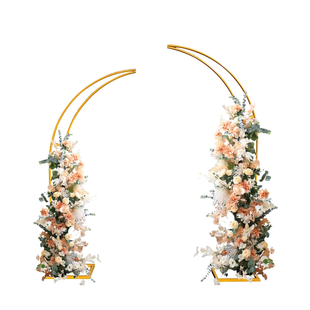 

Road Lead Flower Gate Wedding Arch Outdoor Party Wedding Backdrop Display Flowers Stand Shelf