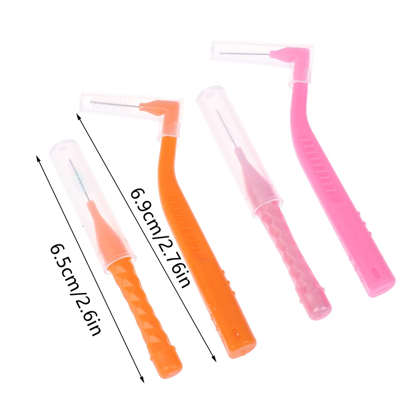 8 шт. L-образная межзубная щетка для чистки зубов