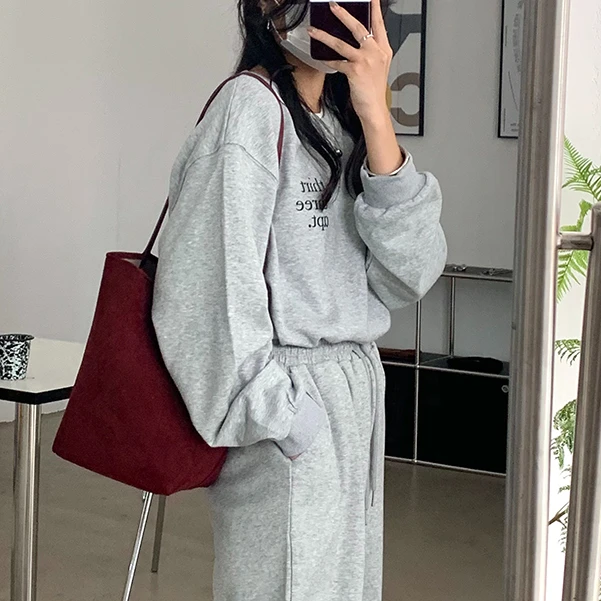 Винтажные простые модные замшевые сумки на плечо 2024 подходящая ко всему