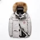 Winter new goose down jacket Men's student fashion wool collar medium and long thick warm jacket Korean version