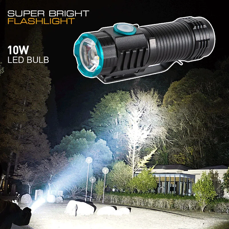 

Usb Rechargeable Light Mini Xhp50 Camping Led Torch with Tail Magnet Hat Clip High Power Led Flashlights Camping Fishing Lantern