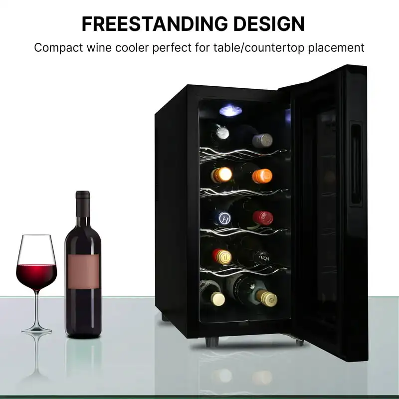 

Free shipping Bottle Wine Cooler, Thermoelectric Wine Fridge