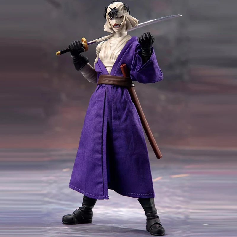 

16cm Dasin Gt Model Rurouni Kenshin Figures Shishio Makoto Action Figure Moveable PVC Figurine Toys For Boy Gifts Kids Ornaments