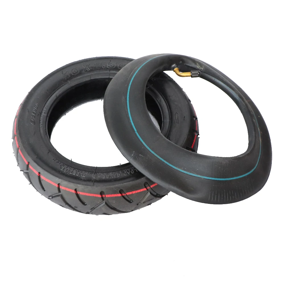 

10 Inch 10X2.50 Electric Scooter Inner Tube& Outer Tyre Thickened Tires Inflatable Inner And Outer Tires Rubber Replacement