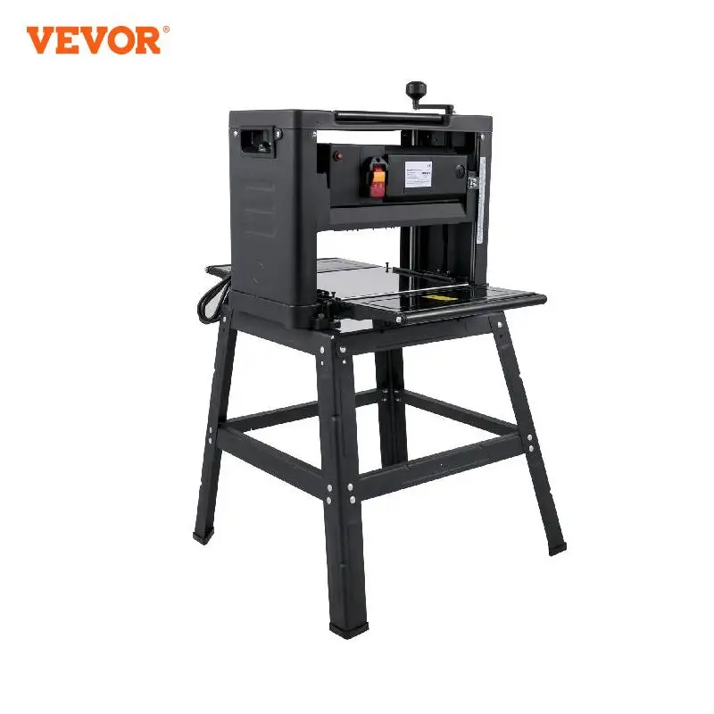 

VEVOR 12.5 Inch Wood Planer Thickness Planer for Woodworking 1800W Heavy Duty Planer Double Cutter Benchtop With Stand ＆ Blade