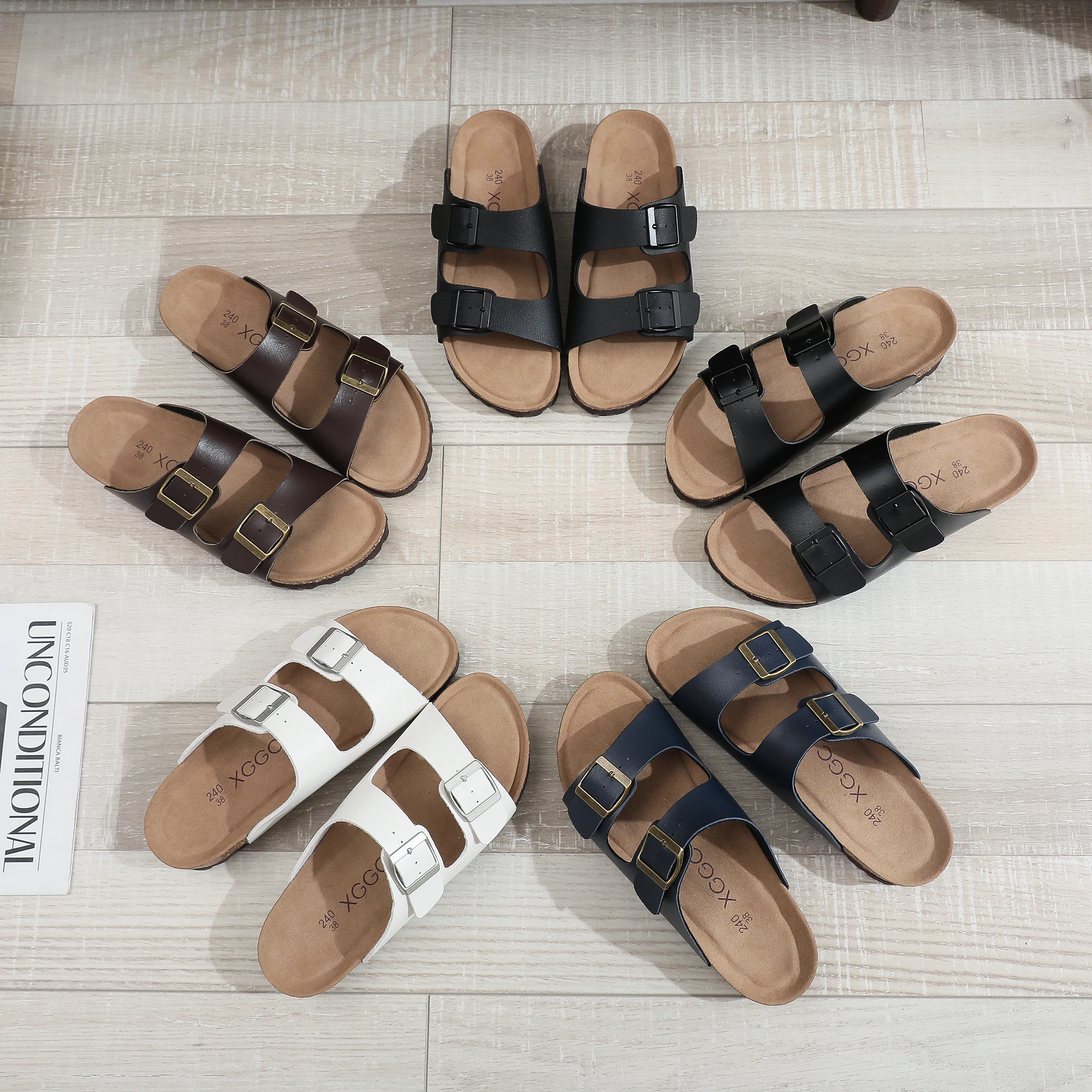 Шлепанцы для мужчин и женщин роскошные сандалии на плоской подошве пляжные