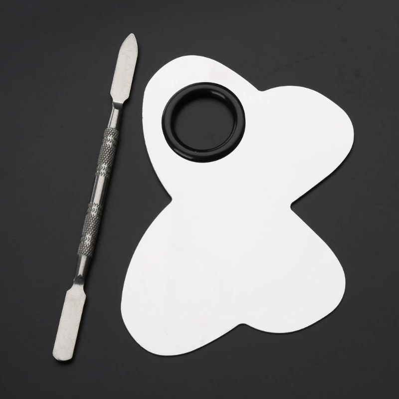 Лоток для палитры красок из нержавеющей стали набор шпателей смешивания