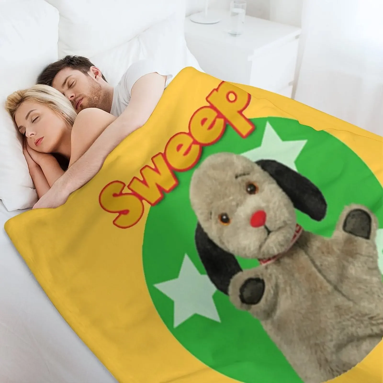 Sooty и подметание одеяло винтажные одеяла для дивана кровати