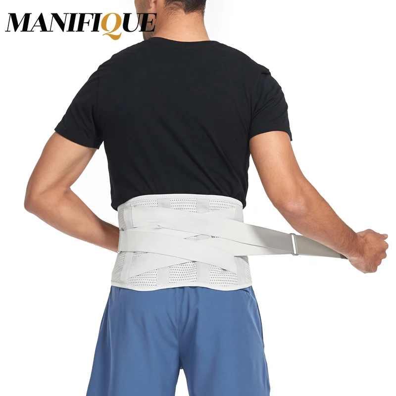 

Lumbar Braces Men Waist Trainer Back Support Belt Ortopedicas Protection Spine Support Belt Pain Relief Brace Posture Corrector