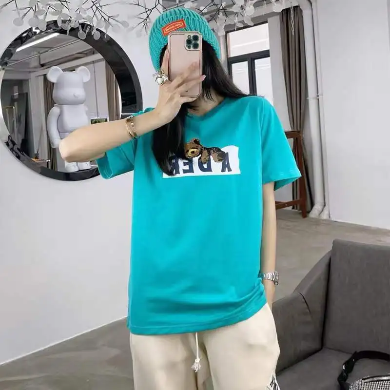 Футболка Летняя унисекс с коротким рукавом и круглым вырезом |