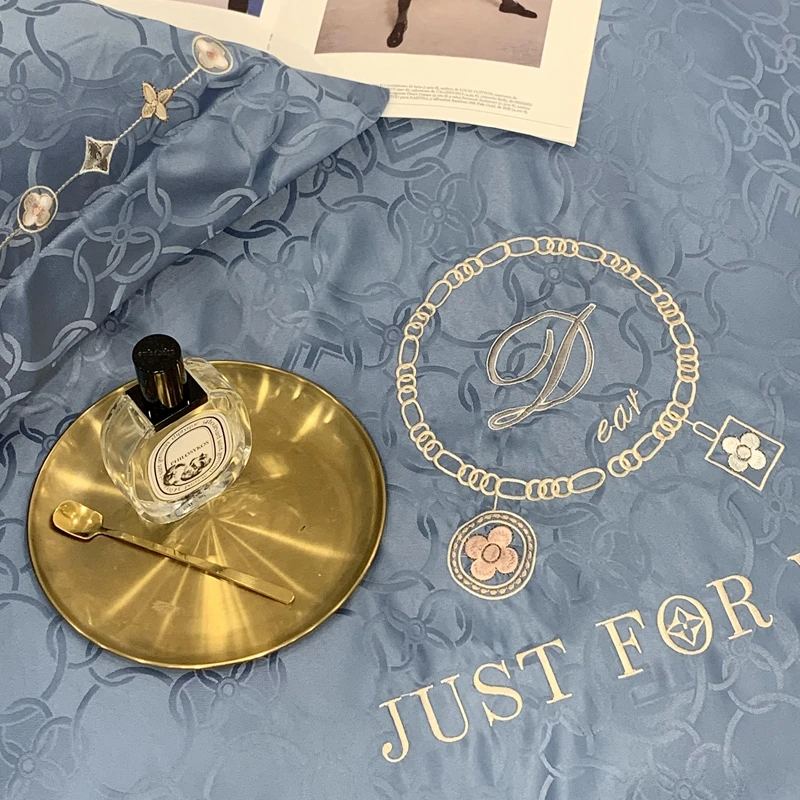 Жаккардовый вышитый хлопковый простой в стирке однотонный свадебный подарочный