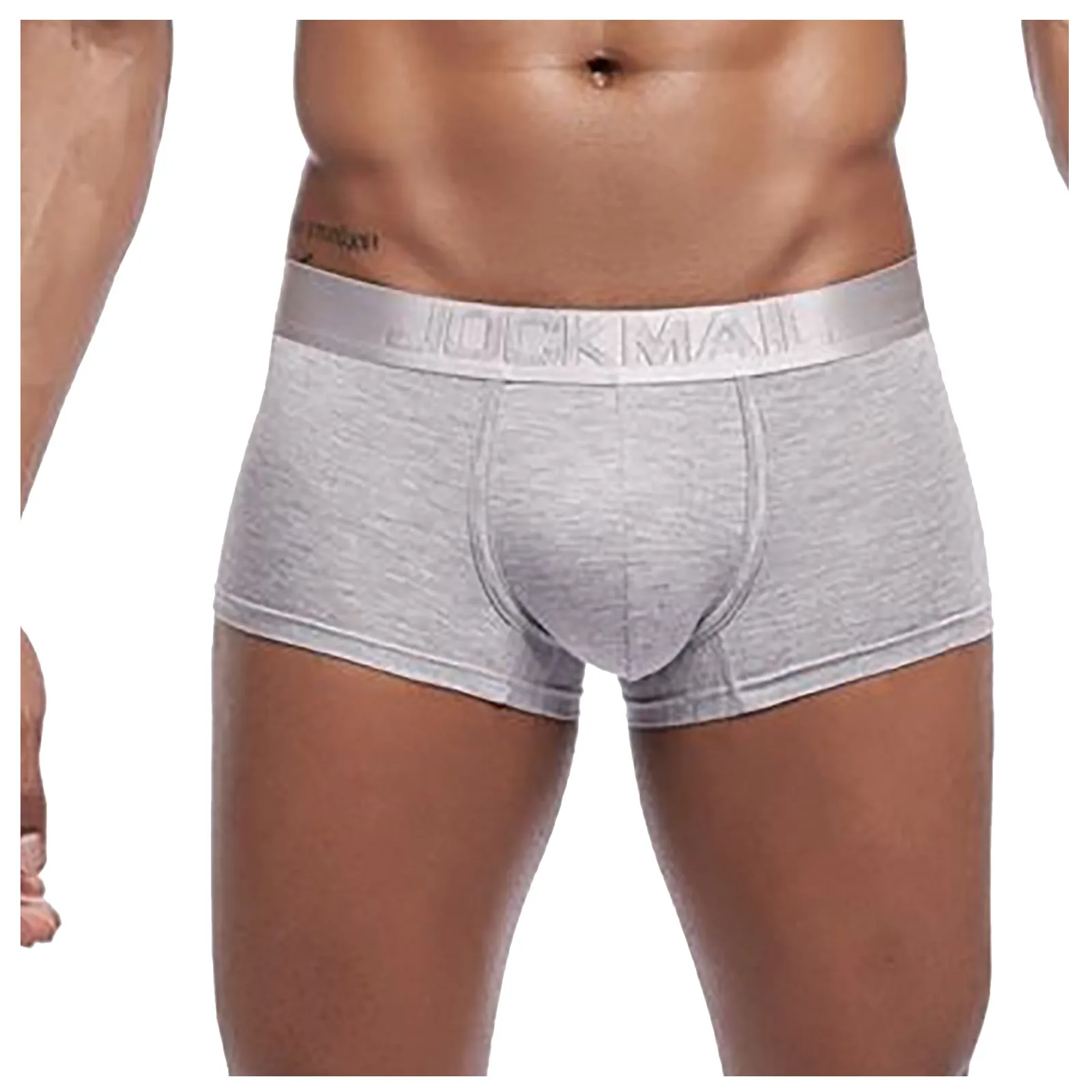 

JOCKMAIL Brand Classic Basic Solid Quality Cotton Men's Underwear Boxer Shorts Mens Trunks Sexy Panties Gay Sleepwear Underpants