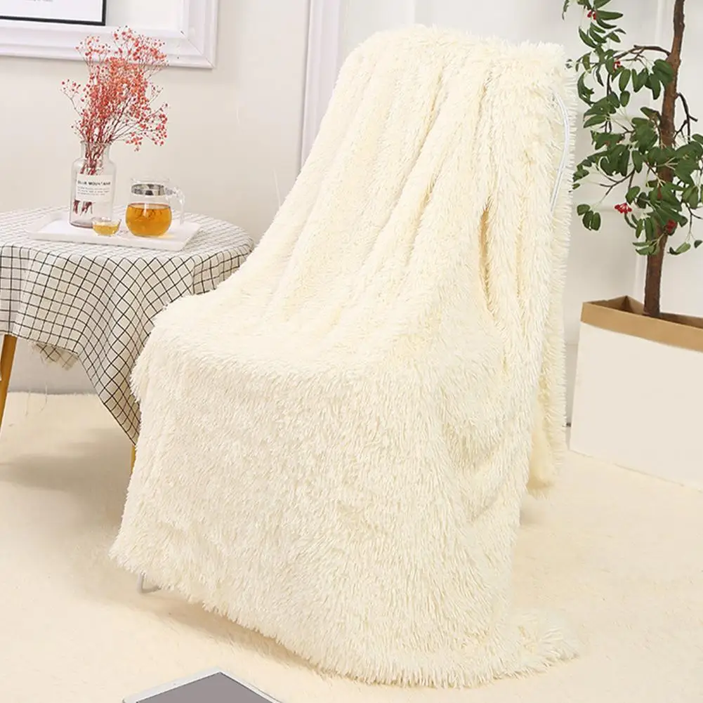 

Throw Blankets Useful Nordic Shaggy Large Plush Fluffy Faux Fur Blanket Home Decor Fur Blanket Faux Fur Blanket