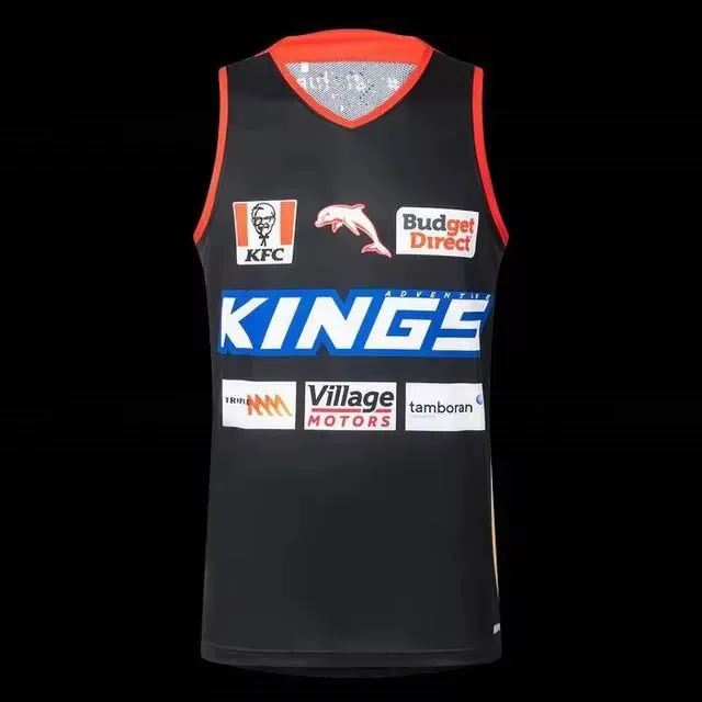 ТРЕНИРОВОЧНАЯ ФУТБОЛКА ДЛЯ РЕГБИ DOLPHINS 2025 SINGLET Размер: S-5XL