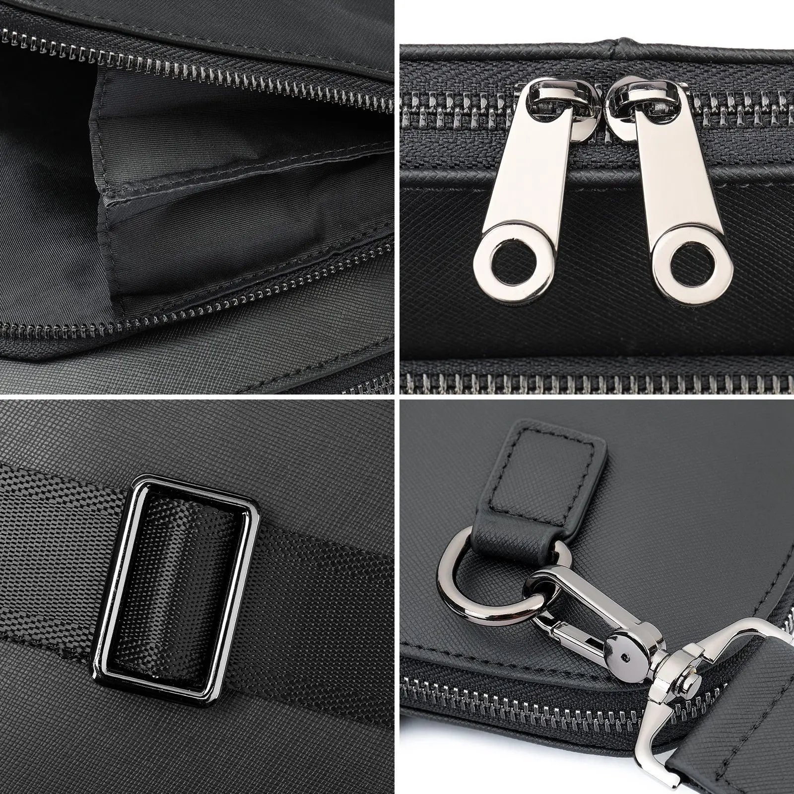 New Men's Bag One Shoulder Men's Briefcase Leather High Quality Business Handbag Messenger Bag Men Laptop Bags Office File