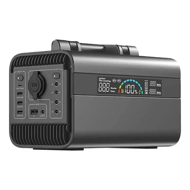 

Portable power station Li-ion Indoor&outdoor AC 110V-220V 60/50Hz 600W 577wh 156000mah portable battery pack LDC display
