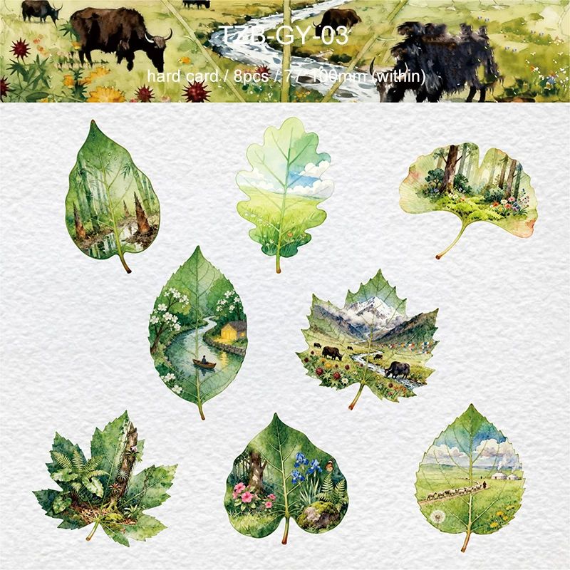 

Jianwu наклейка для скрапбукинга "Листья"