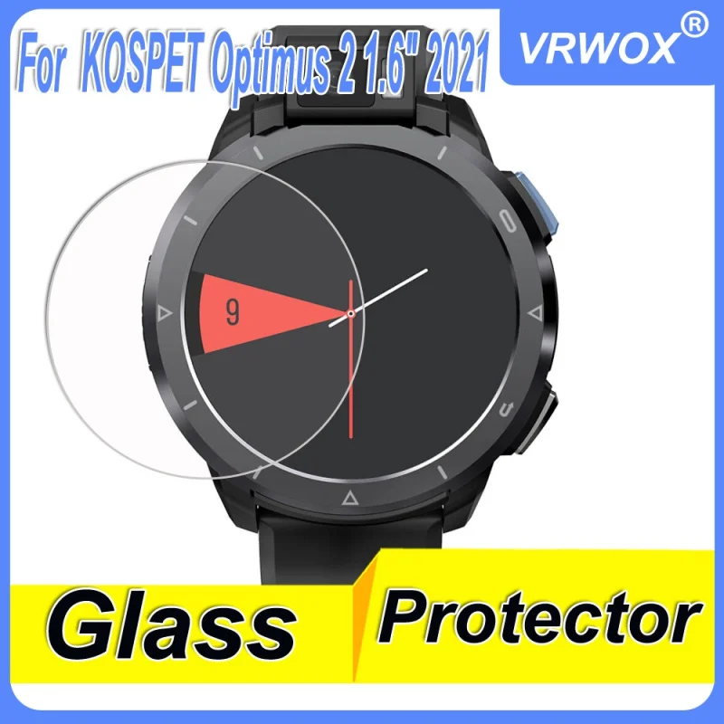 

Закаленное стекло для KOSPET Optimus 2 1,6 дюйма; 2021 защитная пленка против царапин и отпечатков пальцев для смарт-часов