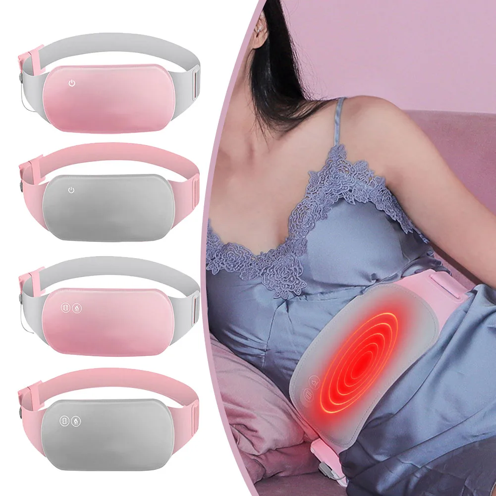 

Lady Menstrual Heating Pad Warm Palace Belt Relieve Menstrual Pain Hot Compress Massager Uterus Cold Dysmenorrhea Relieving Belt