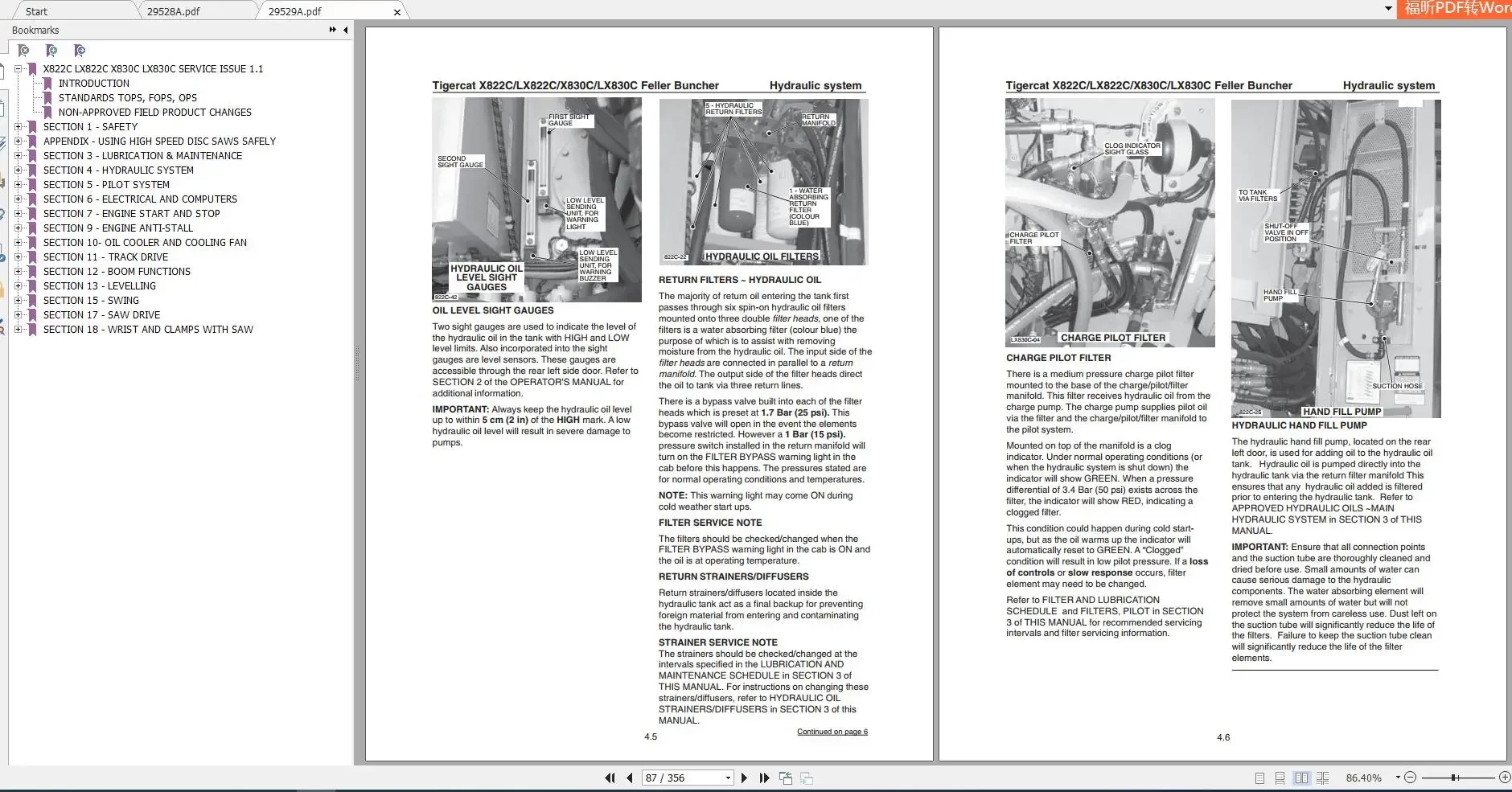 Tigercat Machine 35 ГБ PDF 2021 Руководство по обслуживанию и руководство эксплуатации DVD