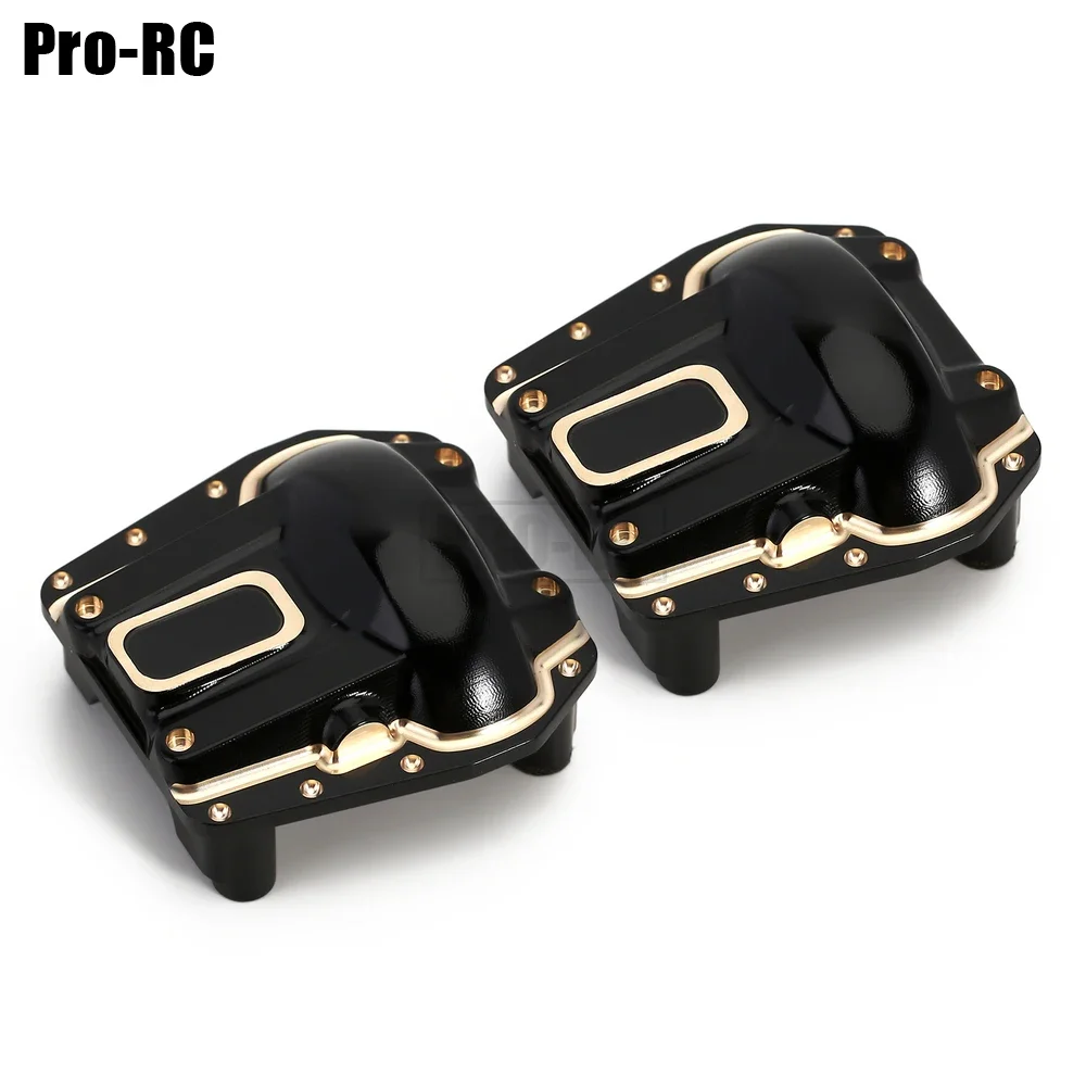 ЧПУ латунный 106g покрытие AR90 Diff крышка ось корпус набор подходит для 1/6 осевой SCX6