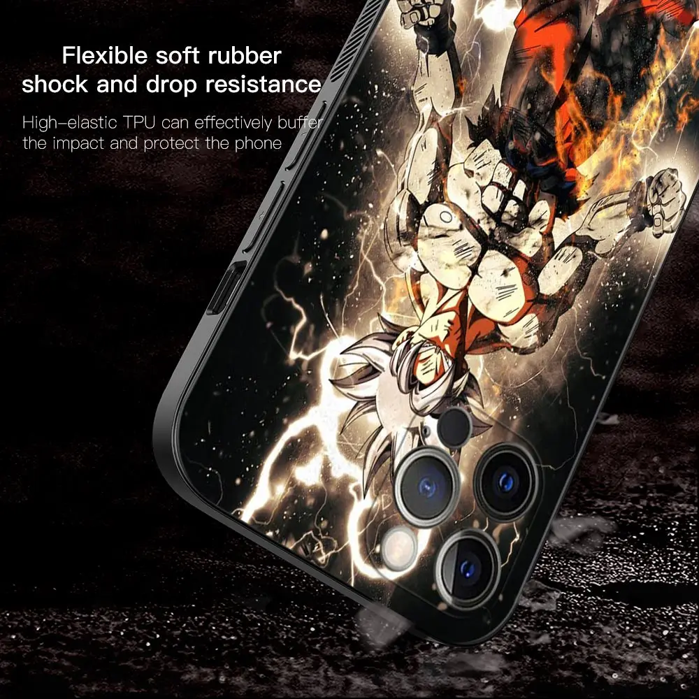 Чехол для Apple iPhone 13 12 11 Pro Max Mini XS XR X 7 8 6 6S Plus 5 цветов 2020 чехол с аниме Драконий жемчуг