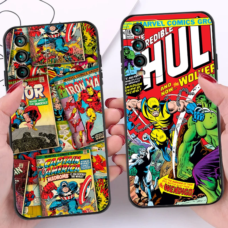 

Avengers Marvel Phone Cases For Xiaomi Redmi 9AT 9 9T 9A 9C Redmi Note 9 9 Pro 9S 9 Pro 5G Funda Coque Soft TPU Back Cover