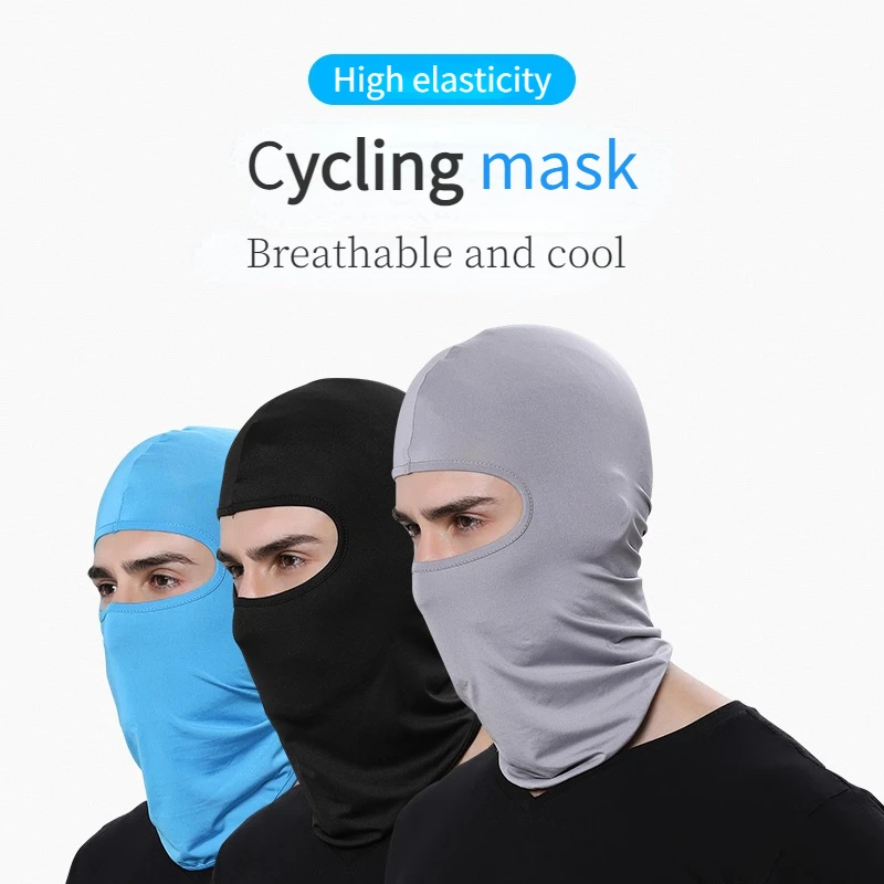 

Cycling Motorcycle Face Mask Outdoor Sports Hood Full Cover Face Mask Balaclava Summer Sun Rotection Neck Scraf Riding Face Hat