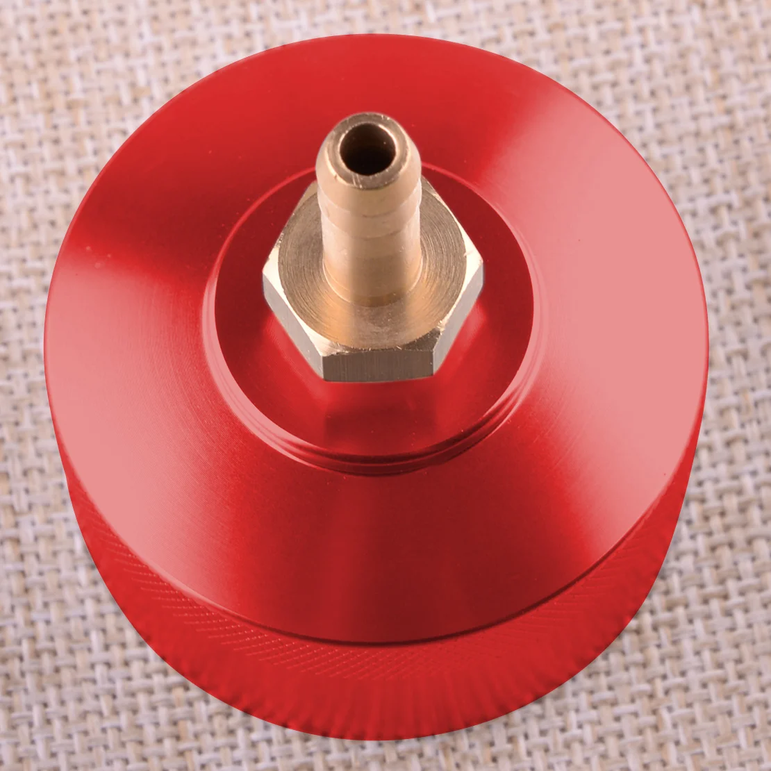 Красная расширенная крышка топливного бензобака со шланговым разъемом 1/4 дюйма