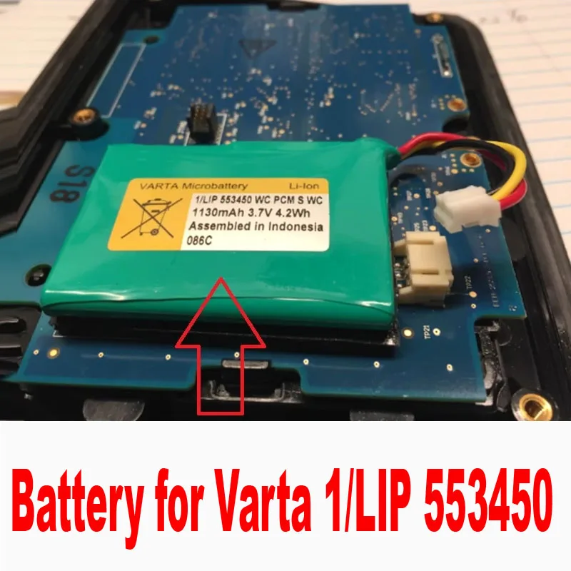 Аккумулятор для Varta 1/LIP 553450 Remote New Li-po Polymer перезаряжаемый аккумулятор Pack Замена 3 7