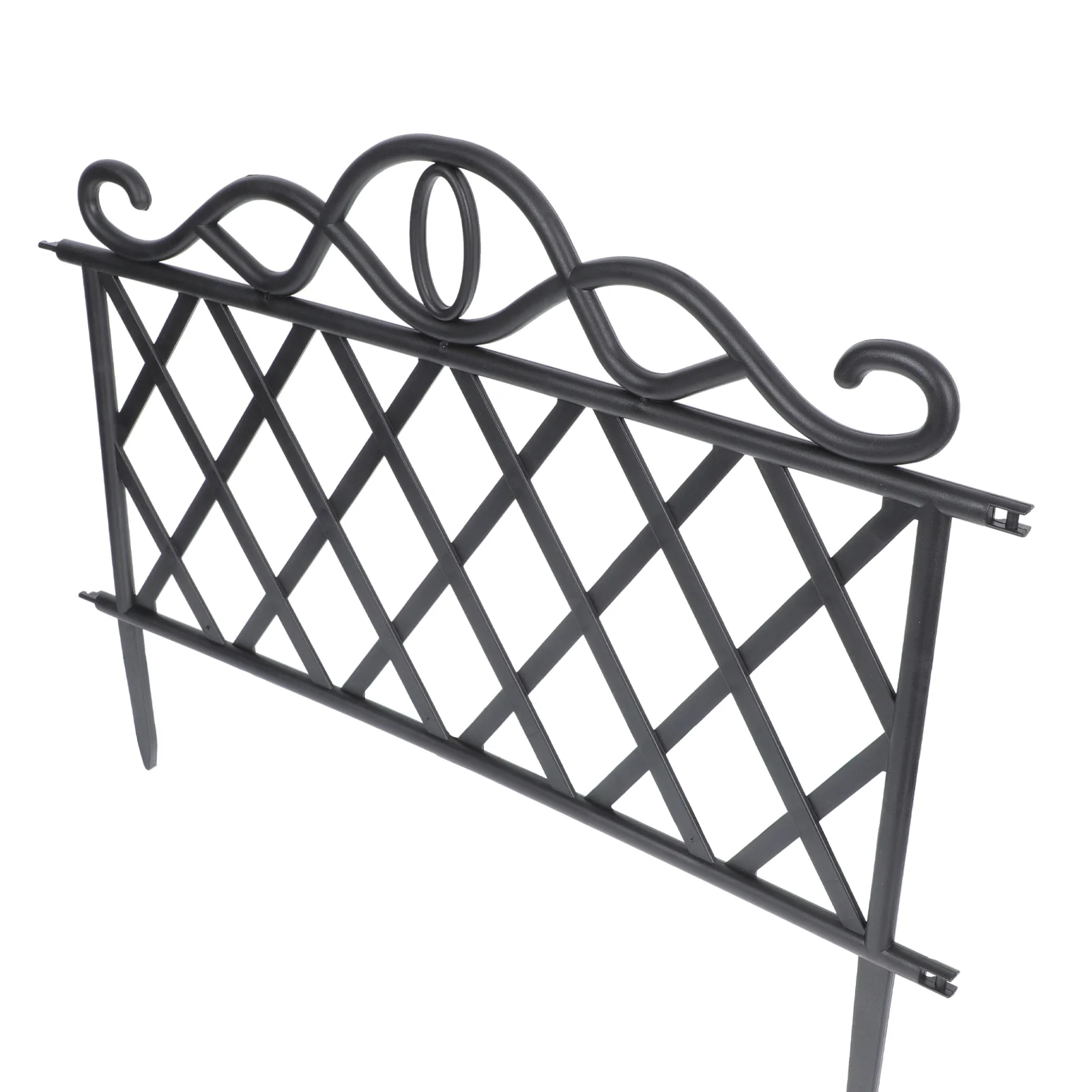 

1Pc DIY Lawn Fence Ornament Plastic Yard Fence Chic Gardening Fence Decor